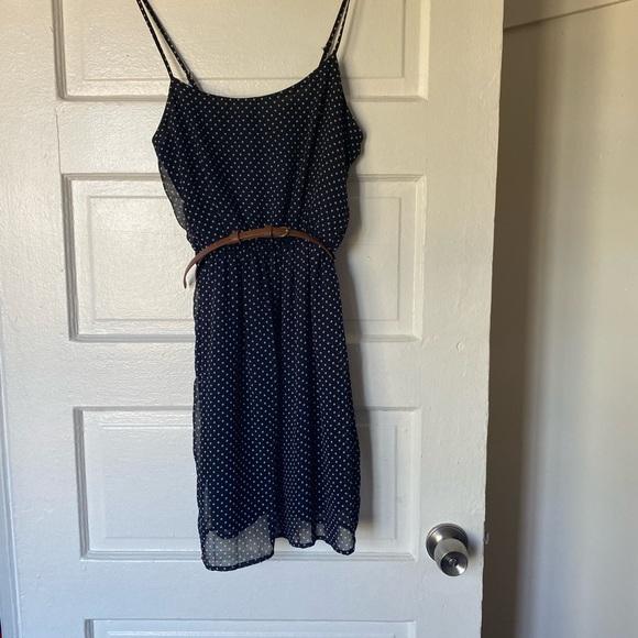 Blue polka dot dress. Brand is Every. Size XS. - Picture 7 of 7